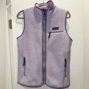 Patagonia Lavender Fleece Vest